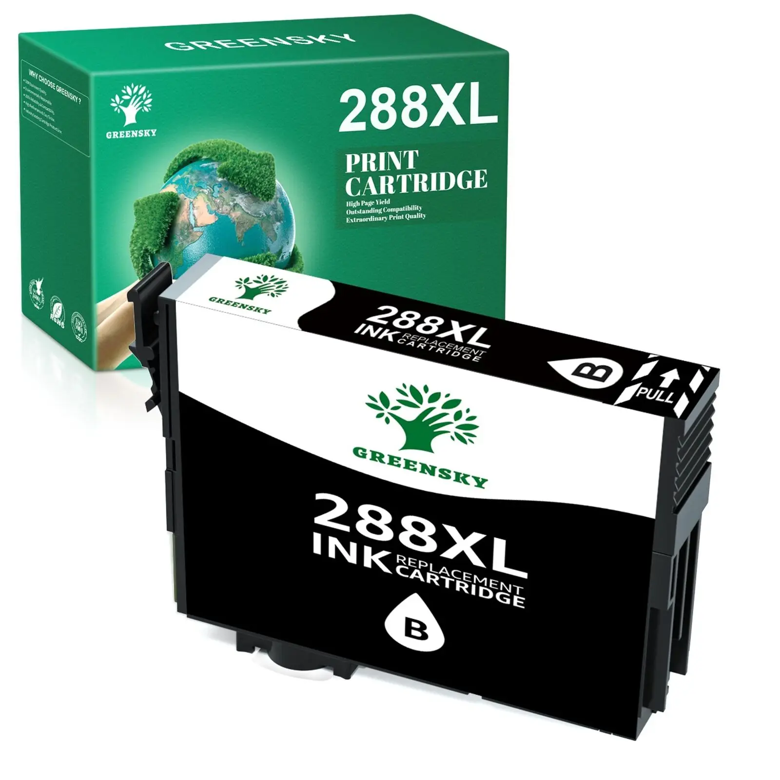 

1Pc 288XL Black Ink Cartridge for Epson Expression home XP-340 XP-434 Printer