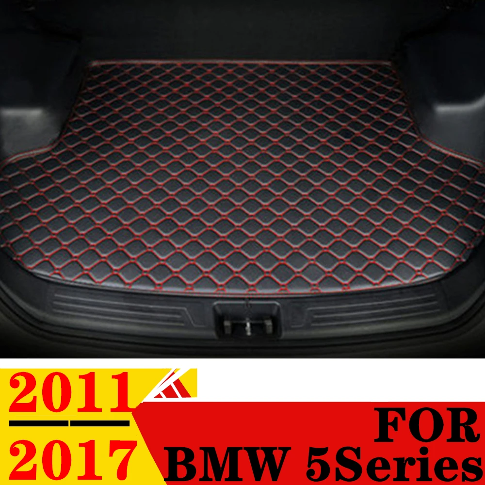 

Коврик для багажника автомобиля для BMW 5 серии F10 2017 2016 2015 2014 2013 2012 2011, плоский боковой задний коврик для груза, коврик, подкладка, задняя крышка