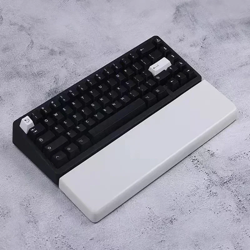 Quartz Palm Rest Mechanical Keyboard Black Customized Wrist Guard Comfortable Marble Rainy75 Mouse Pad Keyboard Game Accessories