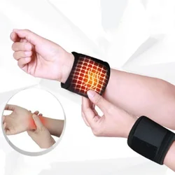 Magnetic Therapy Self-Heating Wrist Support Brace Wrap Heated Hand Warmer Compression Pain Relief Wristband Belt  Muñequeras