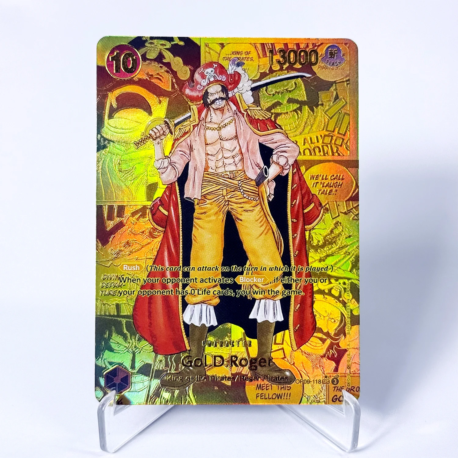 OP09 One Piece Emperors in the New World Curated Deck Luffy Shanks Roger Buggy Zoro Dragon Foil Textured Proxy Cards English