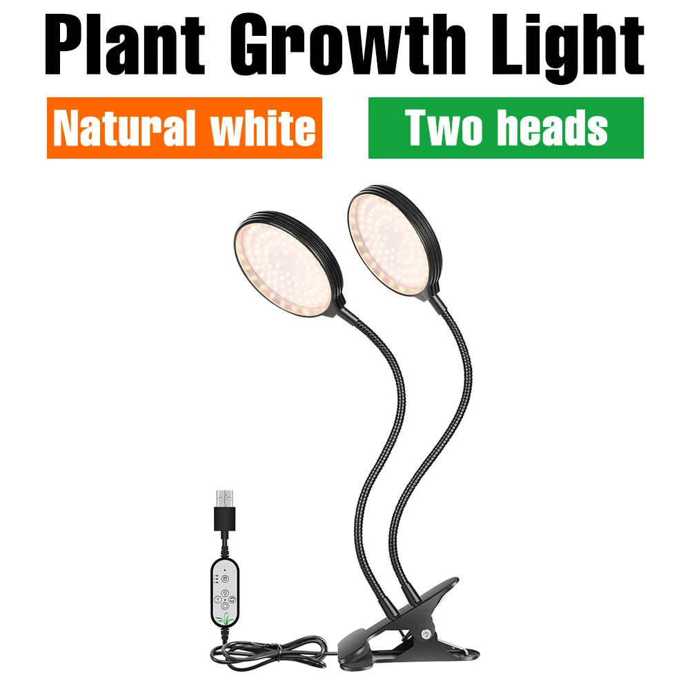 LED Grow Light Plant Hydrocultuur Bloem Zaailing Groente Teelt Timing Auto Aan/Uit Dimbaar Voor Indoor Groei Box USB DC5V