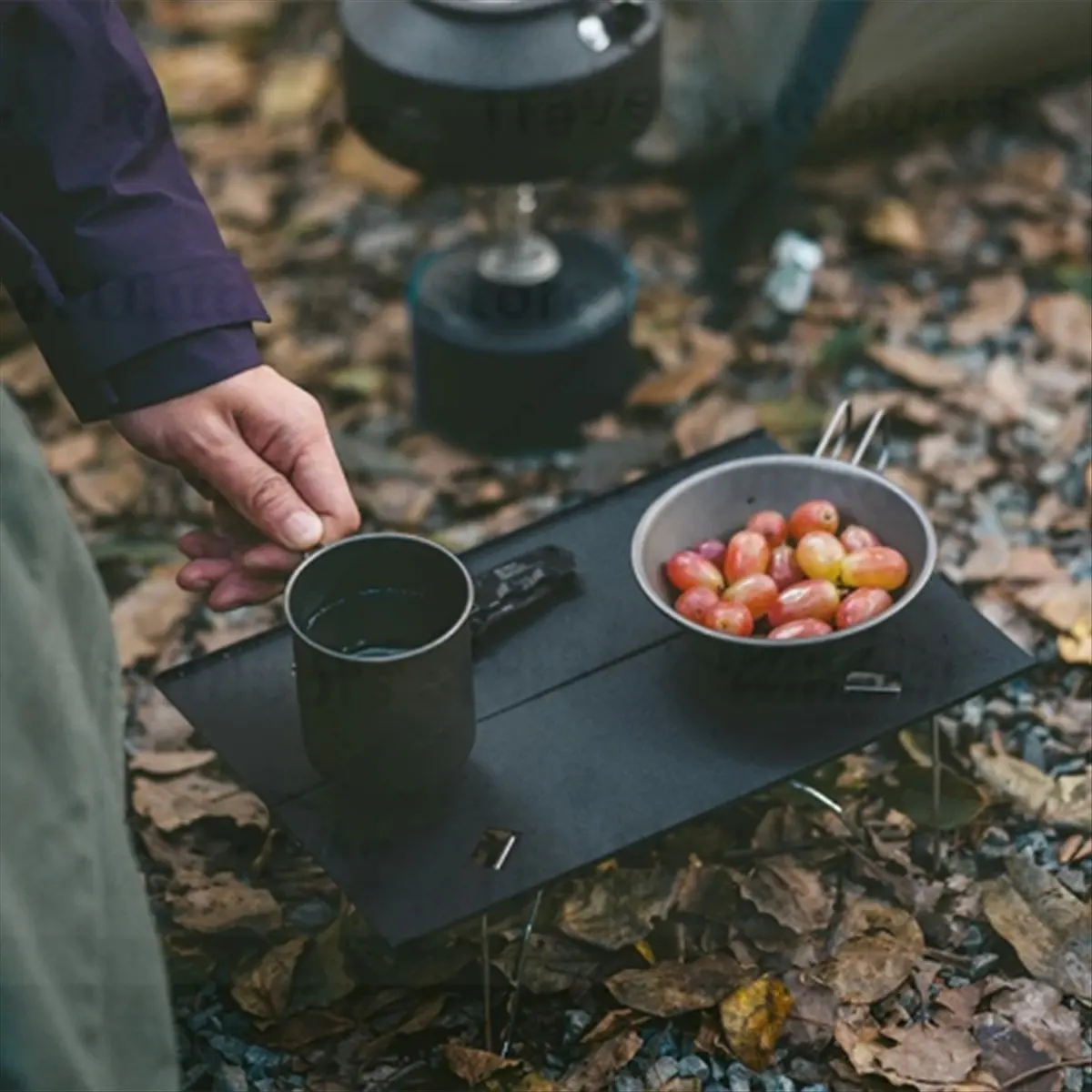 

Ultralight Folding Camping Table, Set Up in Seconds, Aluminum Beach Compact Backpacking Table