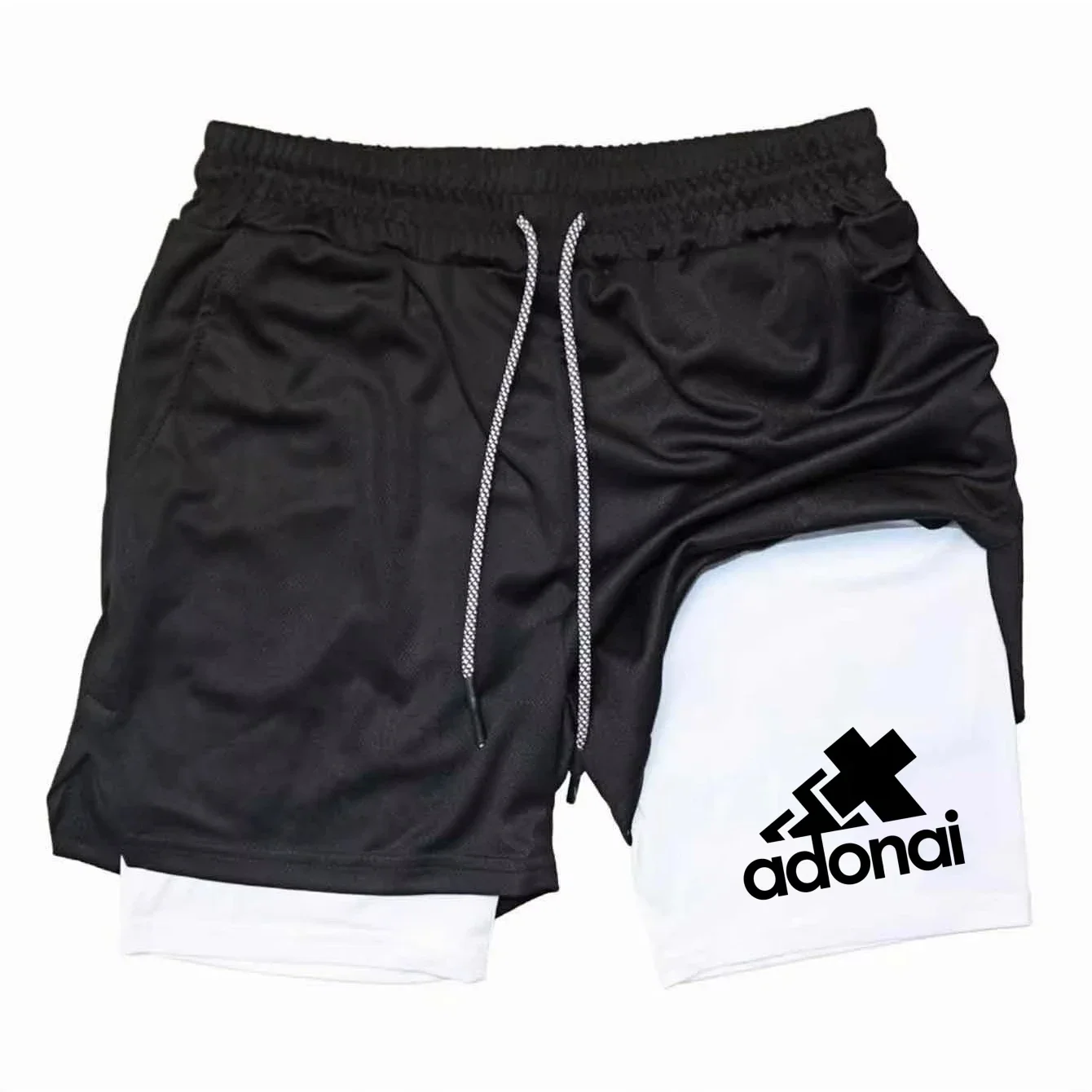 2026 Summer Sports Shorts 2-in-1 Gym Running Shorts Slow Running Casual Sportswear Fitness Double Layer Shorts