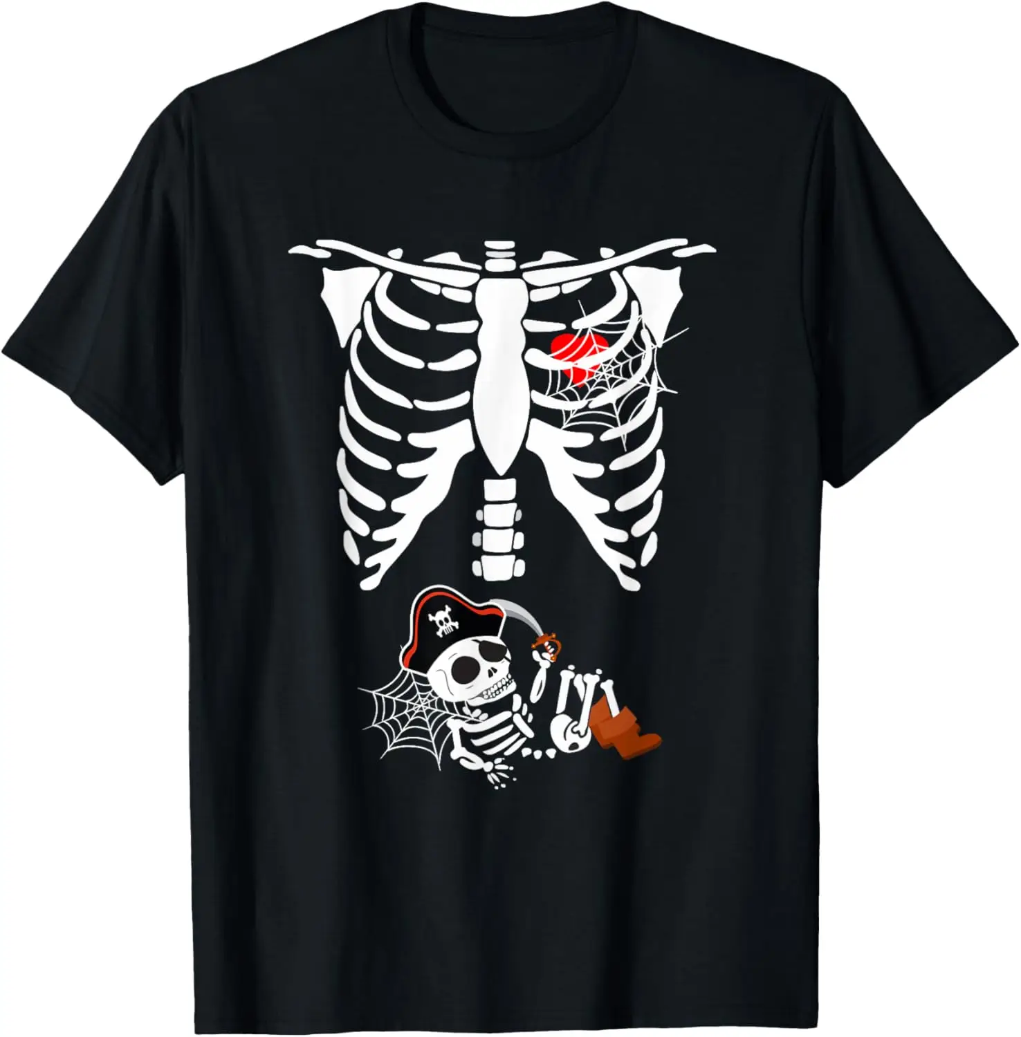 

New t-shirt - Pregnancy Pirate Baby Skeleton X ray Halloween Costume T-Shirt