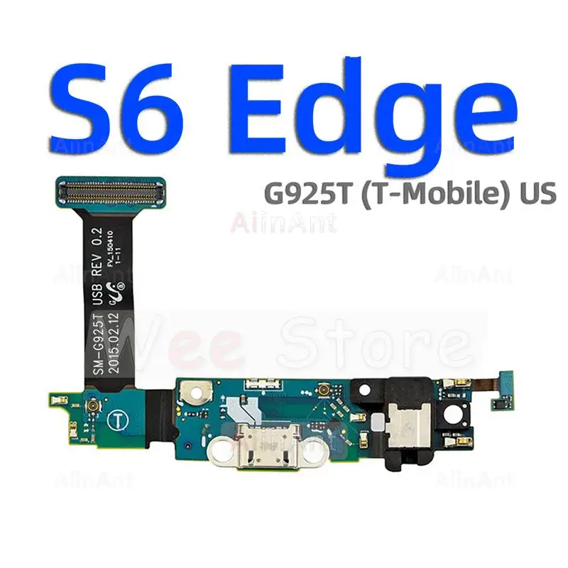 AiinAnt USB Bottom Charging Dock Connector Port Charger Flex Cable For Samsung Galaxy S6 S7 Edge G920S G925S G930S G935S