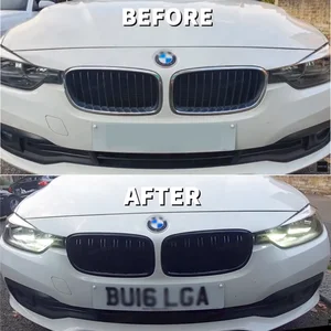 Black Black Grill từ BMW 3 Series 3 Series, thay thế xe hơi, lưới chạy, F30, F31, F35, 316i, 318i, 320i, 328i, 330i, 2011-2019 8 Bán hàng chính BMW 320I 2010 - 4