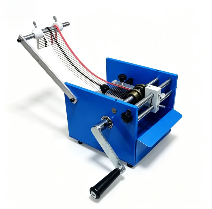 Hand‑cranked Resistor Forming & Lead Cutting Machine, Tape Feed F‑Type U‑Type Resistor Molding for Electronic Component Shaping