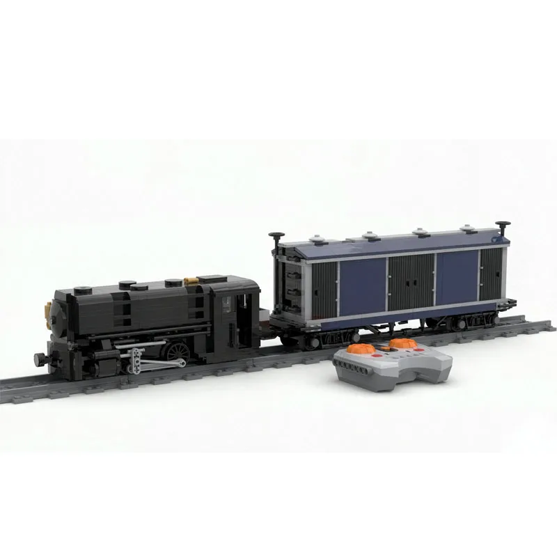 MOC-46690 Building Block Train Locomotive Connector Model 1365Pieces Birthday Fun Toy Holiday Christmas New Year Gift Decoration