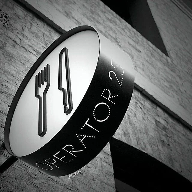 

Led Advertising Light Box Round Outdoor Shop Store Sign Acrylic Metal Steel For outdoor