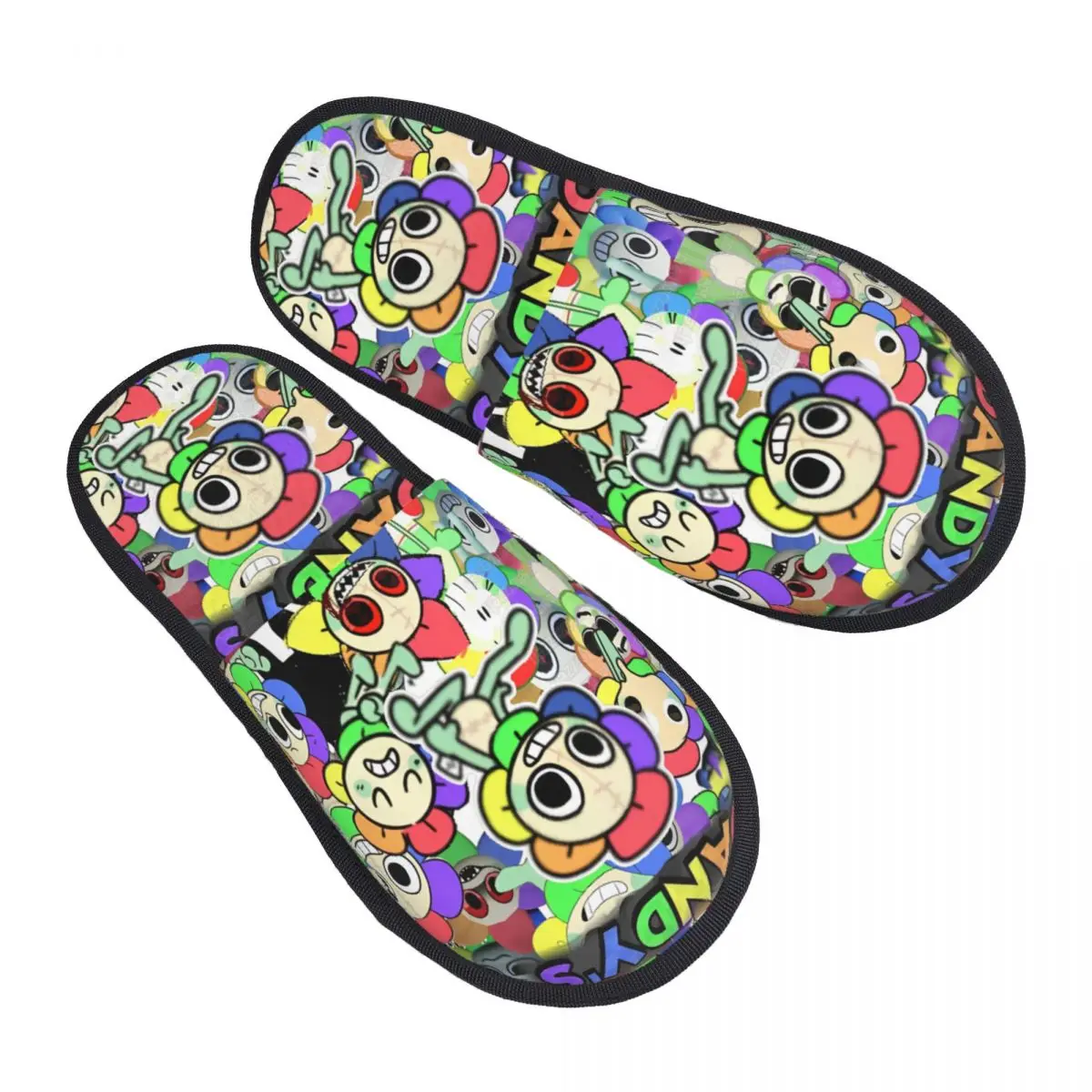 

Games Dandy World Winter House Slippers Living Room Cartoon Soft Memory Foam Slippers Anti-skid