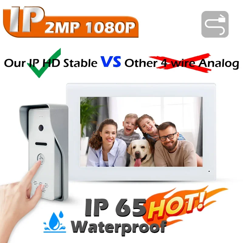 

1080P 2MP Video Call Cost-effective Family intercom IP Door Bell HD Camera For Home