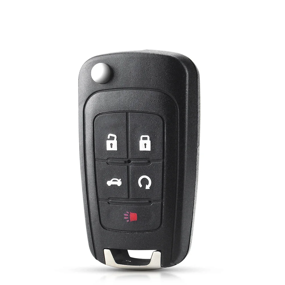 KEYYOU 10pcs Sleutel Shell Voor Chevrolet voor VAUXHALL OPEL Insignia Astra J Zafira C Mokka Auto Controle Fob Case Behuizing HU100 Blade