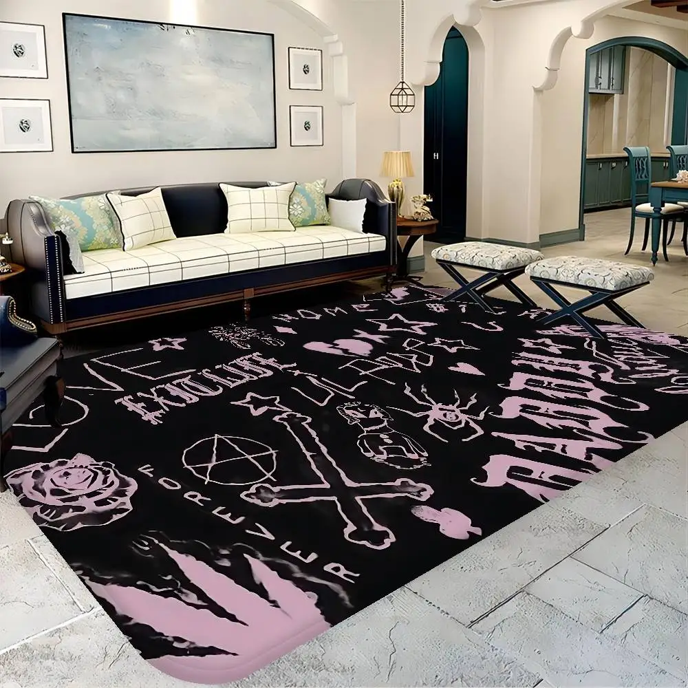 Singer Rapper L-Lil P-Peep Bath Mat Nordic Style Home Doormat Bathroom-Toilet Mats Bedroom Welcome Doormat