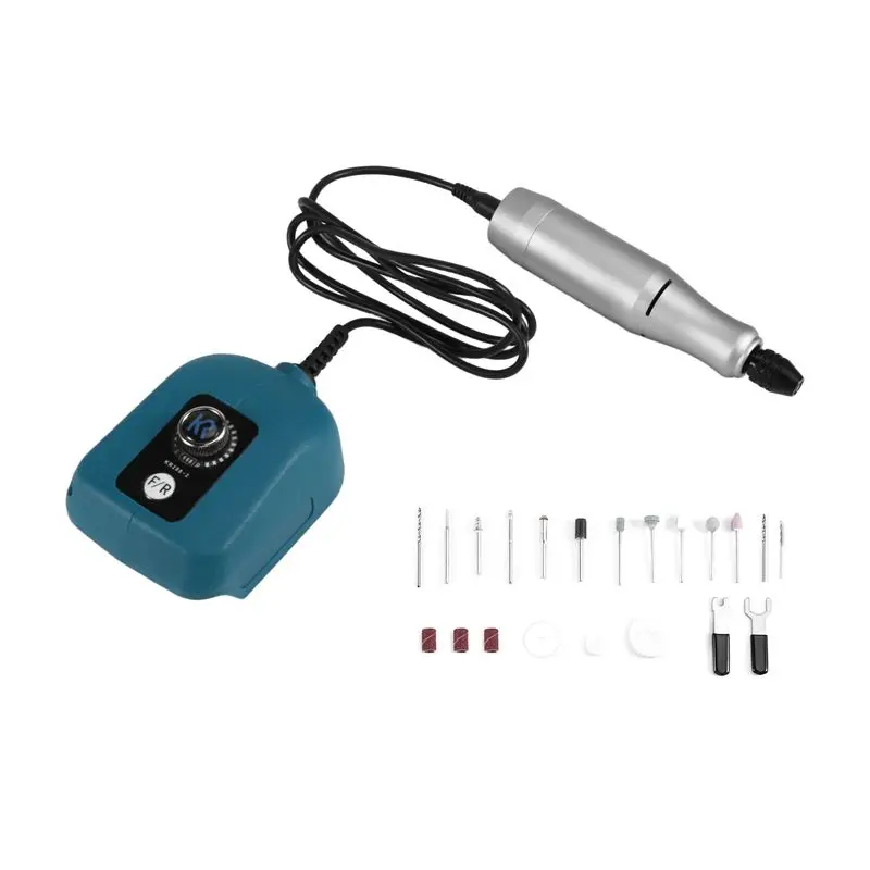 

AEE2-Mini Electric Grinder Stepless Speed Regulation Electric Drill Mini Drill Speed Rotary Tool For 18V-21V Battery
