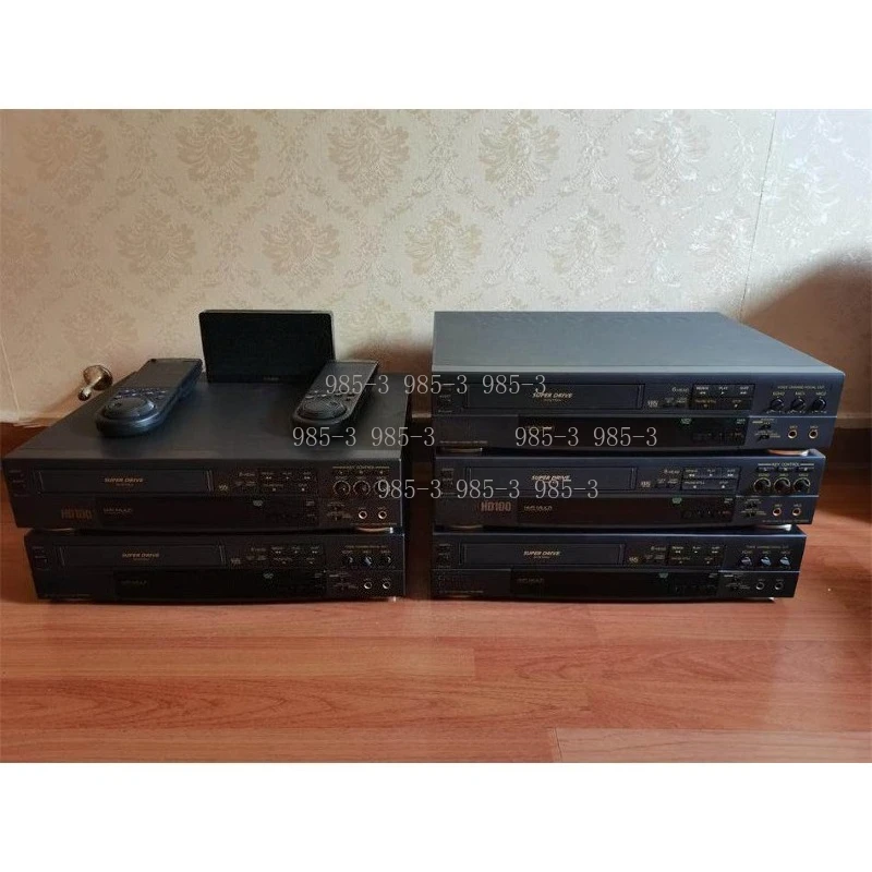 Vintage 6 Head Tape Recorder, Two Channel Stereo VHS Audio Playback Device