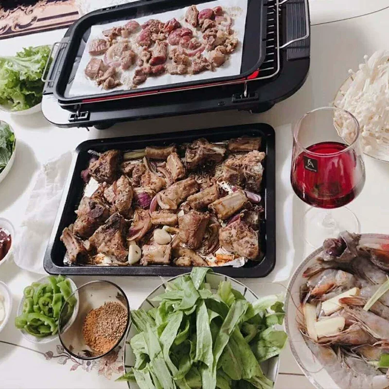 Electric Grill Home Use Smokeless Electric Barbecue Oven