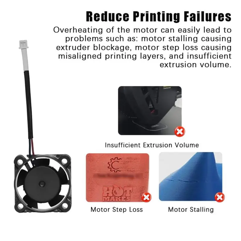 

Вентилятор охлаждения 2510 для CR-10 SE / Ender 3 V3 SE, 24В, турбовентилятор, аксессуары для 3D-принтеров, гидравлический подшипник