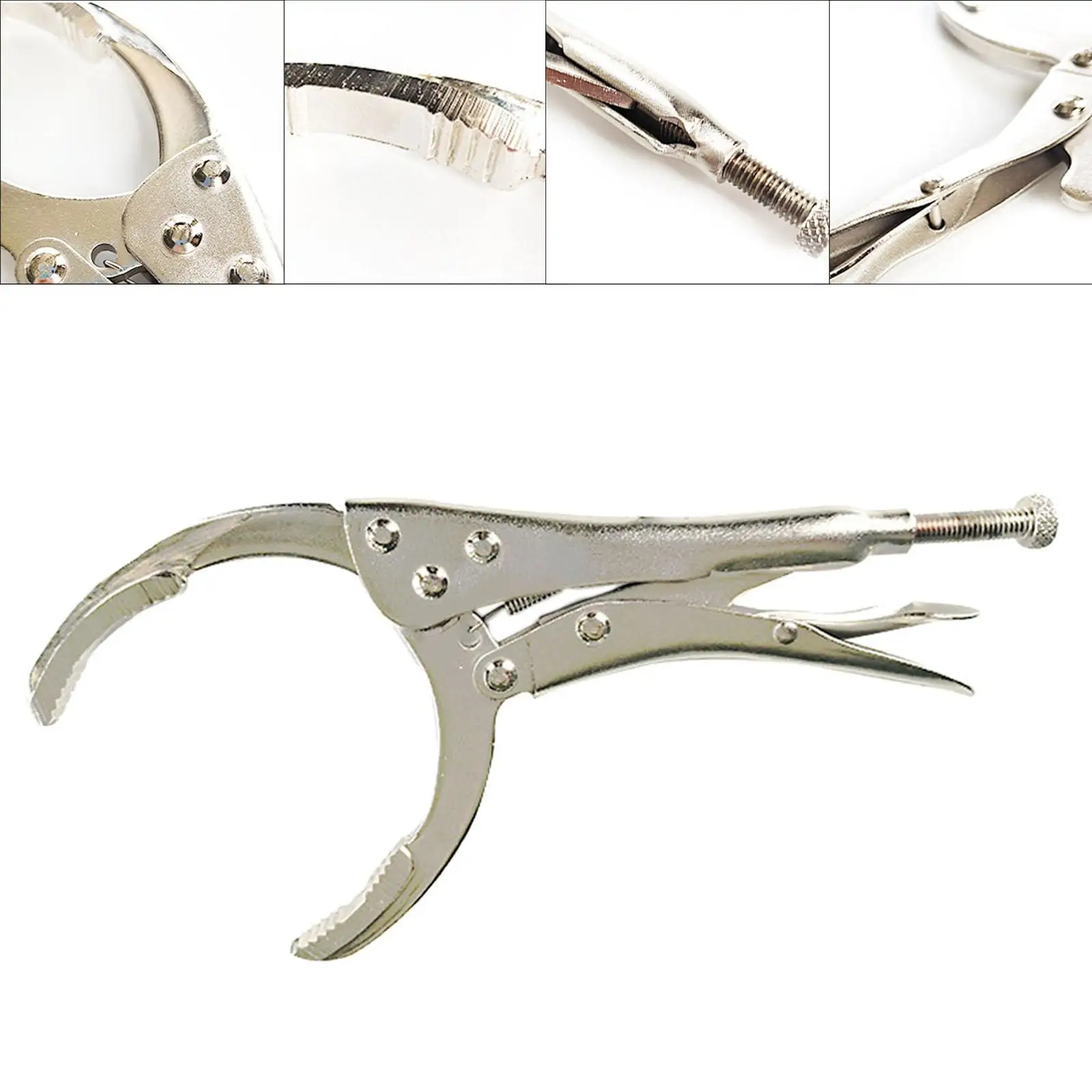 

Oil Filter Wrench Pliers Alloy Steel High Hardness Auto Repair Tool Portable Adjustable Hand Tool Oil Filter Removal Tool