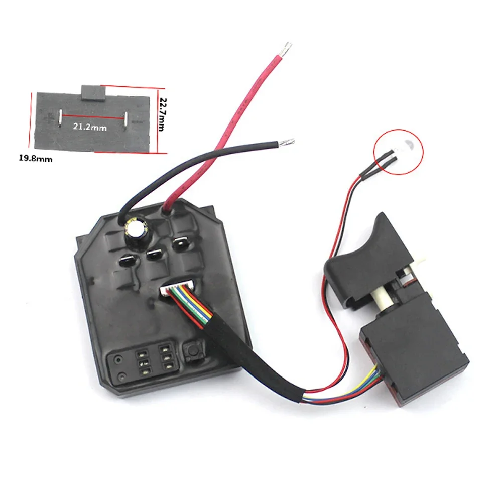 Drive Control Board+Switch For 2106/161/169 Brushless Electric Wrench 18V 21V Angle-Grinder Drive Plate Polishing