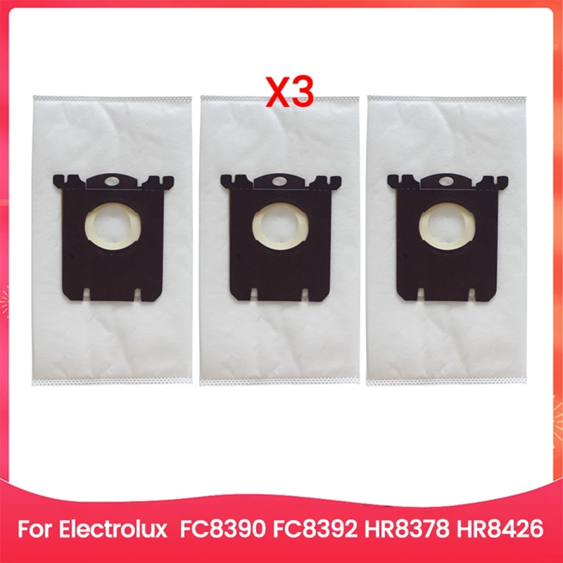 B58B-3PCS Dust Bag Accessories Set For  Electrolux FC8390 FC8392 HR8378 HR8426 Vacuum Cleaner Accessories Replacement