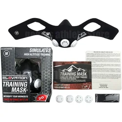 Máscara de Respiração de Alta Pressão para Treinamento, Fitness e Cardio, Ciclismo e Treino, Corrida e Elevação, 3.0 Sport