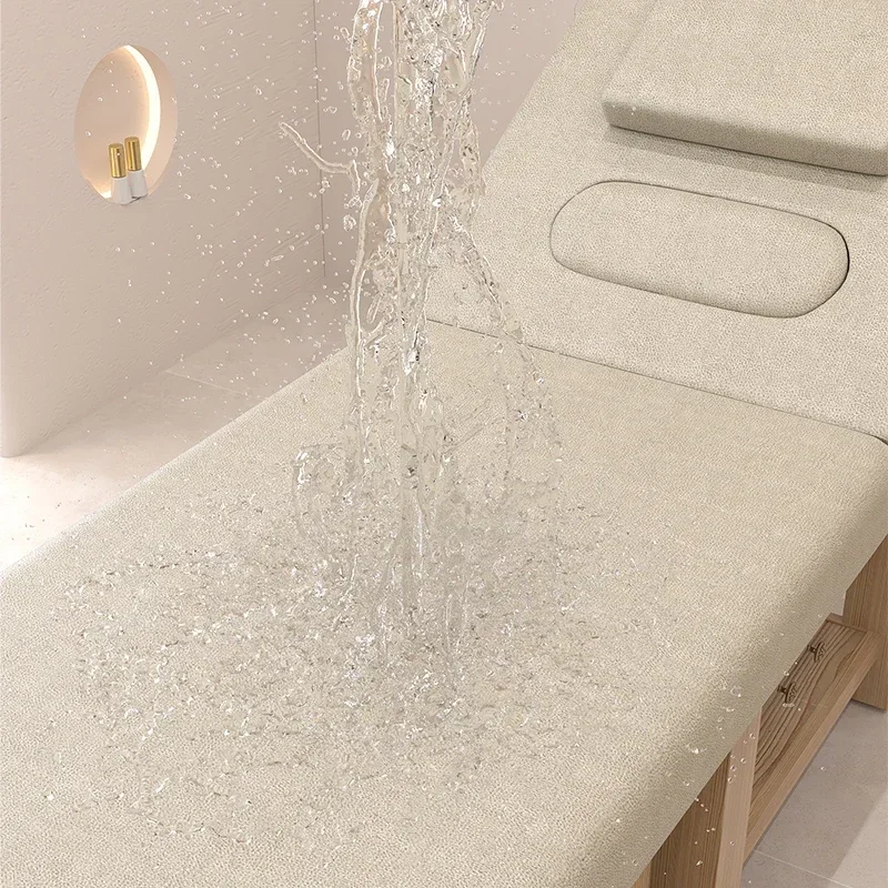 سرير تدليك متين وموثوق قابل للطي، حصيرة تجميل، أريكة خشبية، وشم، رمش، سرير صالون، أثاث تجميل لكامل الجسم #5