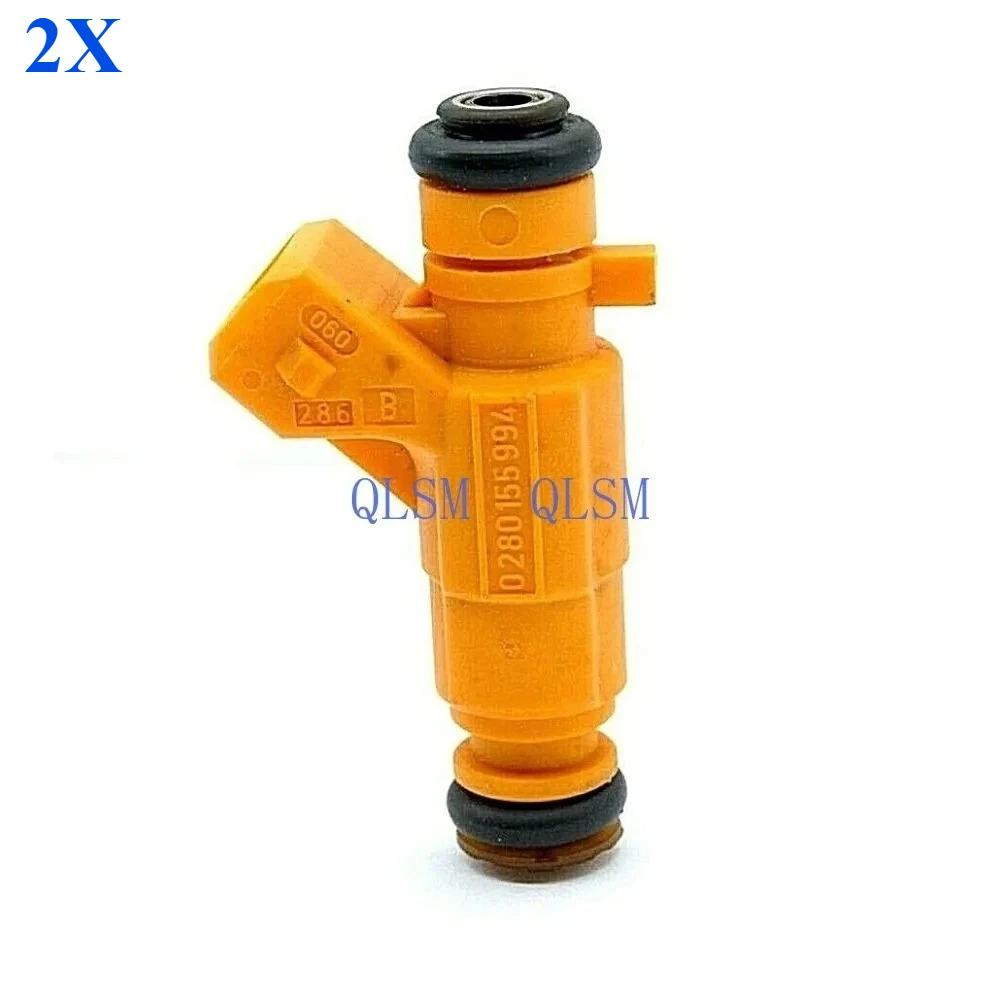 

2Pces Fuel Injector 0280155994 1984. E5 9635884280 6-Piece Set for Citroen C5 C8 406 607 807 Renault Fiat Lancia 3.0L