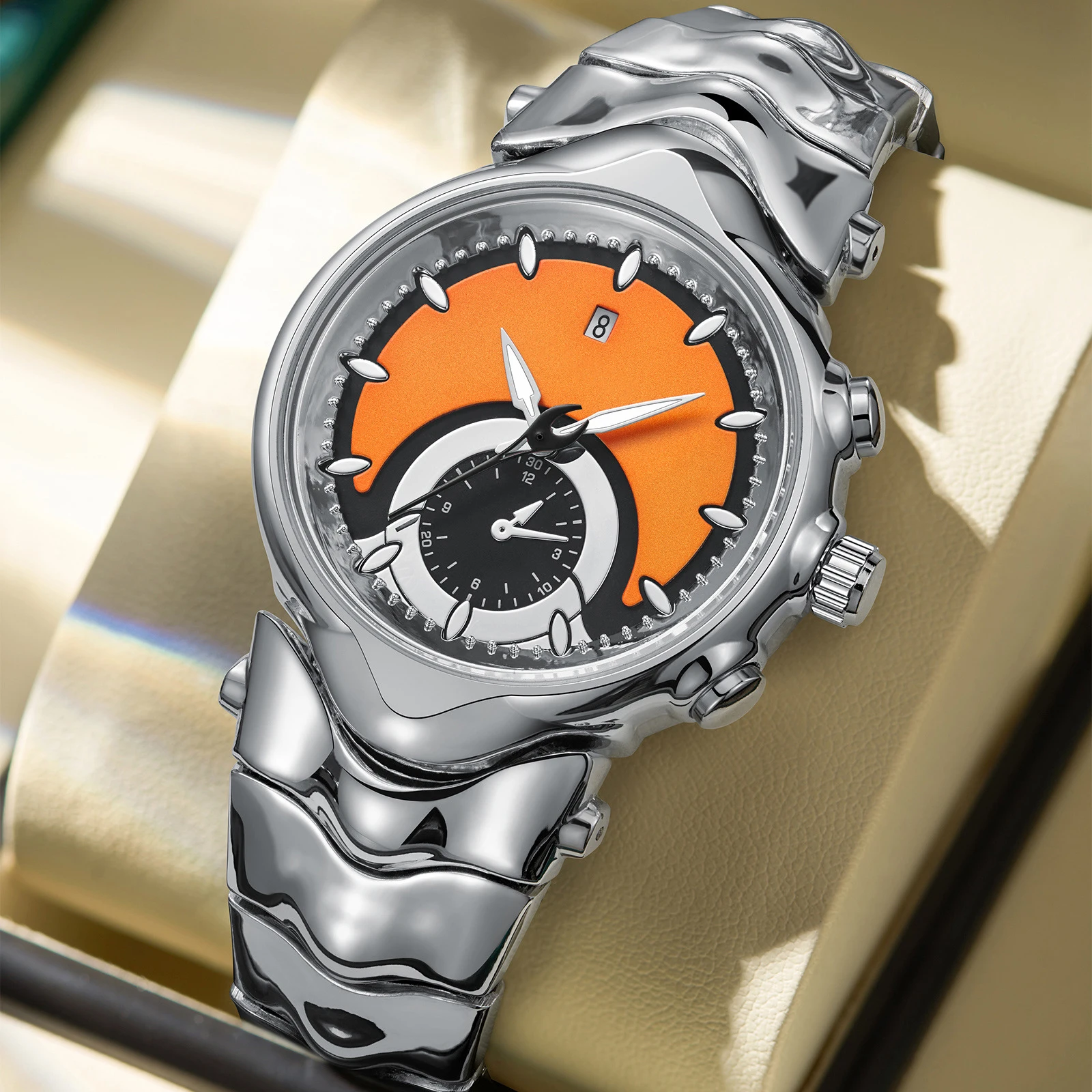 Watches Classic Retro Claw Alabaster Y2K European and American Man watch Fashion Cool Alien Advanced Ins Niche Design