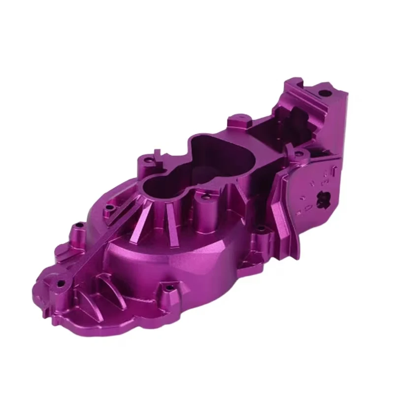 

CNC machining purple anodized aluminum alloy precision mechanical shell parts