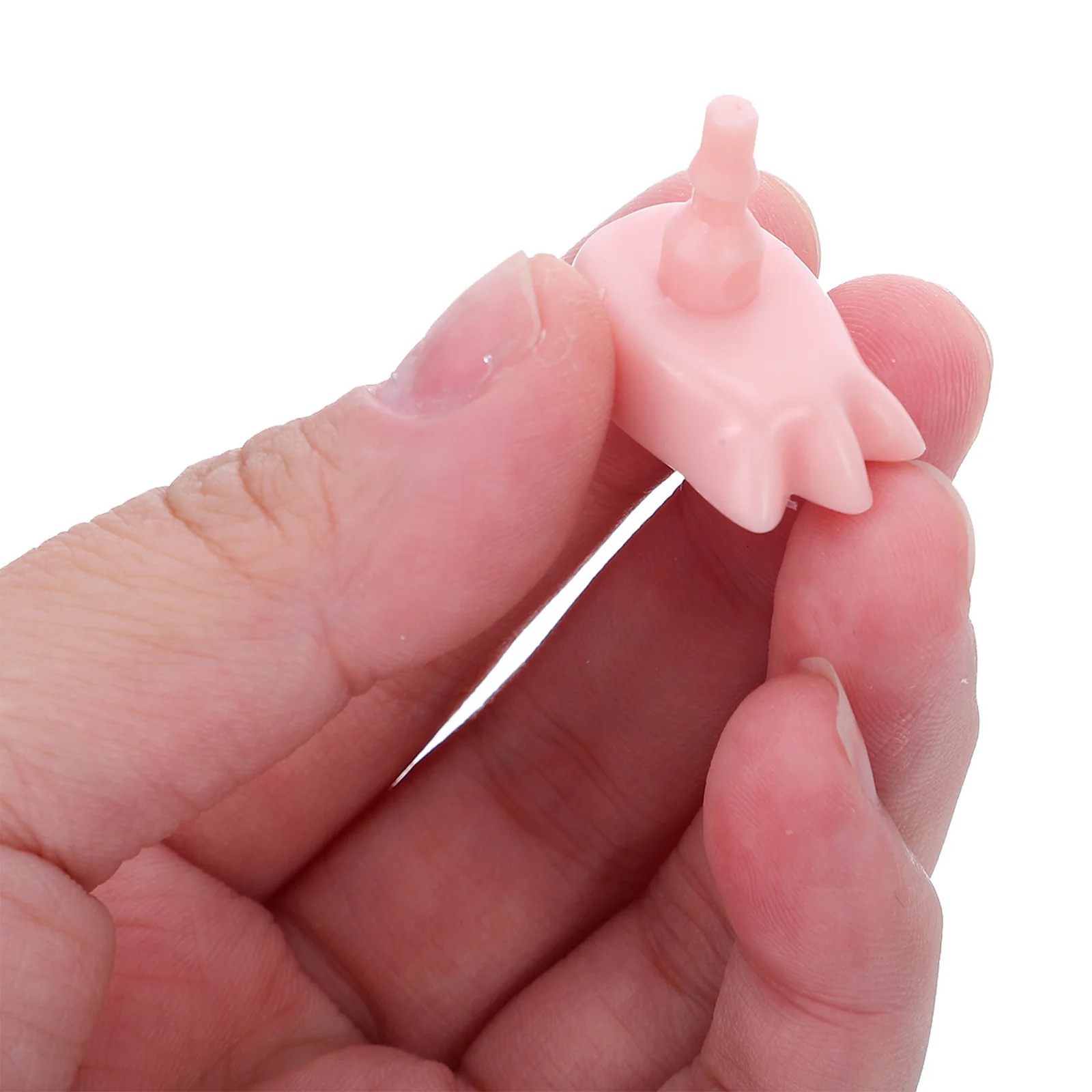 4 セットミニチュア手足パーツリアルなプラスチックジョイント DIY 作成アクセサリーアクションフィギュアクラフト供給