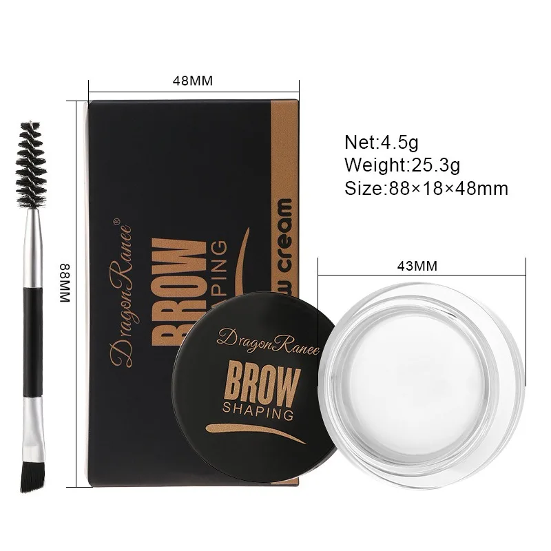 Wild Eyebrows Cream With Eyebrow Brush Concealer Square Eye Brow For Women Eyebrow Gel Beauty Makeup Cosmetics