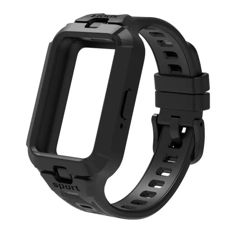 2-in-1 Silikonarmband + Hülle für Samsung Galaxy Fit 3 Smartwatch, Ersatz-Sportarmband Correa für Samsung Fit 3 Armband – Detail 6