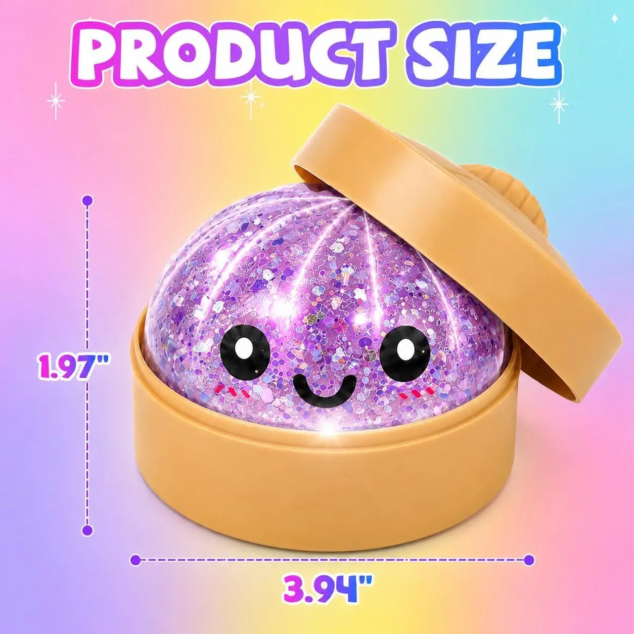 Kawaii Luminous Dumpling Squishy Glow Fake Food Aesthetic Room Desk Decor Ornament Slow Rebound Squeeze Surprise Party Favor