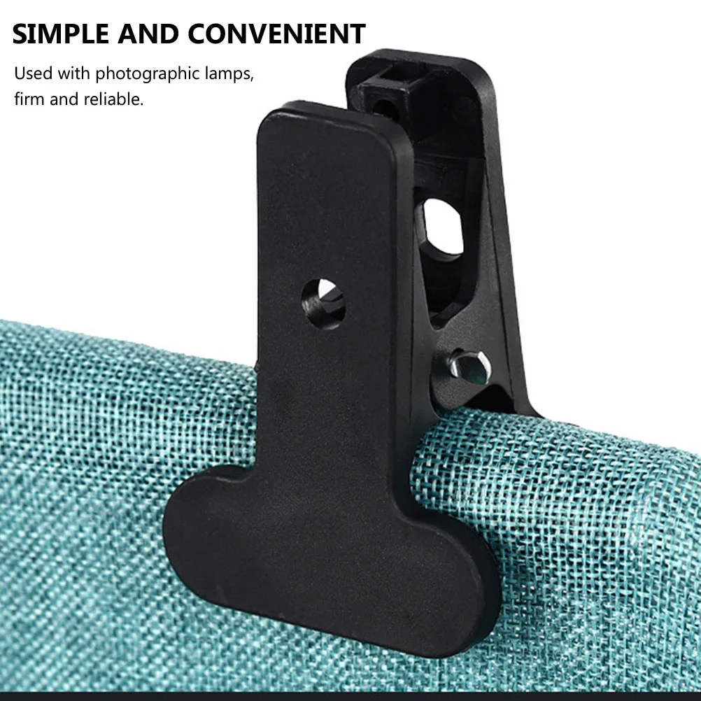 

6PCS Background Cloth Clips Heavy Duty Backdrop Spring Clamps for Studio Muslin Canvas Simple Convenient Easy Store