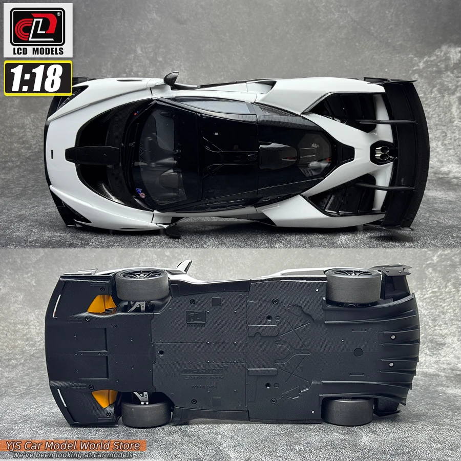 LCD Diecast car model 1:18 McLaren Senna GTR car model metal 