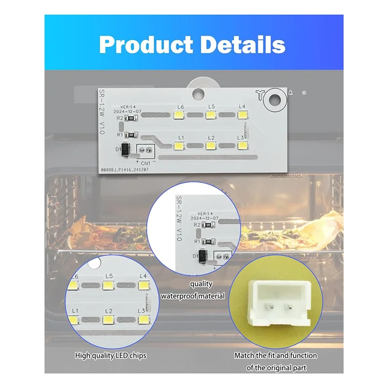 لوحة إضاءة LED للميكروويف BAAO لميكروويف فريجيدير إلكترولوكس 123462-A0 4920115 AP6809088 إلخ استبدال الميكروويف Pa