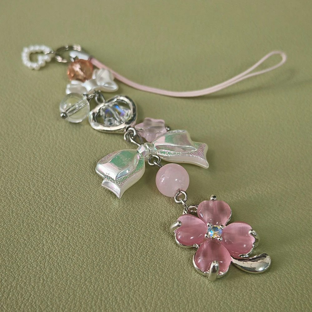 الحلو Y2K الهاتف Charms قلادة لطيف محظوظ ليف المفاتيح حالات ل Airpods سماعات iP 16 CCD كاميرا Ins كوريا اليدوية DIY بها بنفسك