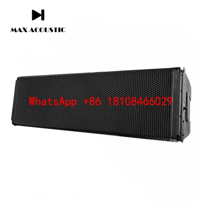 Altavoz de Sonido PA de Doble Línea de 12 Pulgadas, Caja de Altavoz con Refuerzo de Bajos