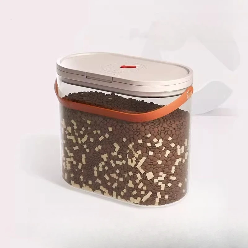 

Cat and dog food moisture-proof bucket pet snacks storage dry storage box