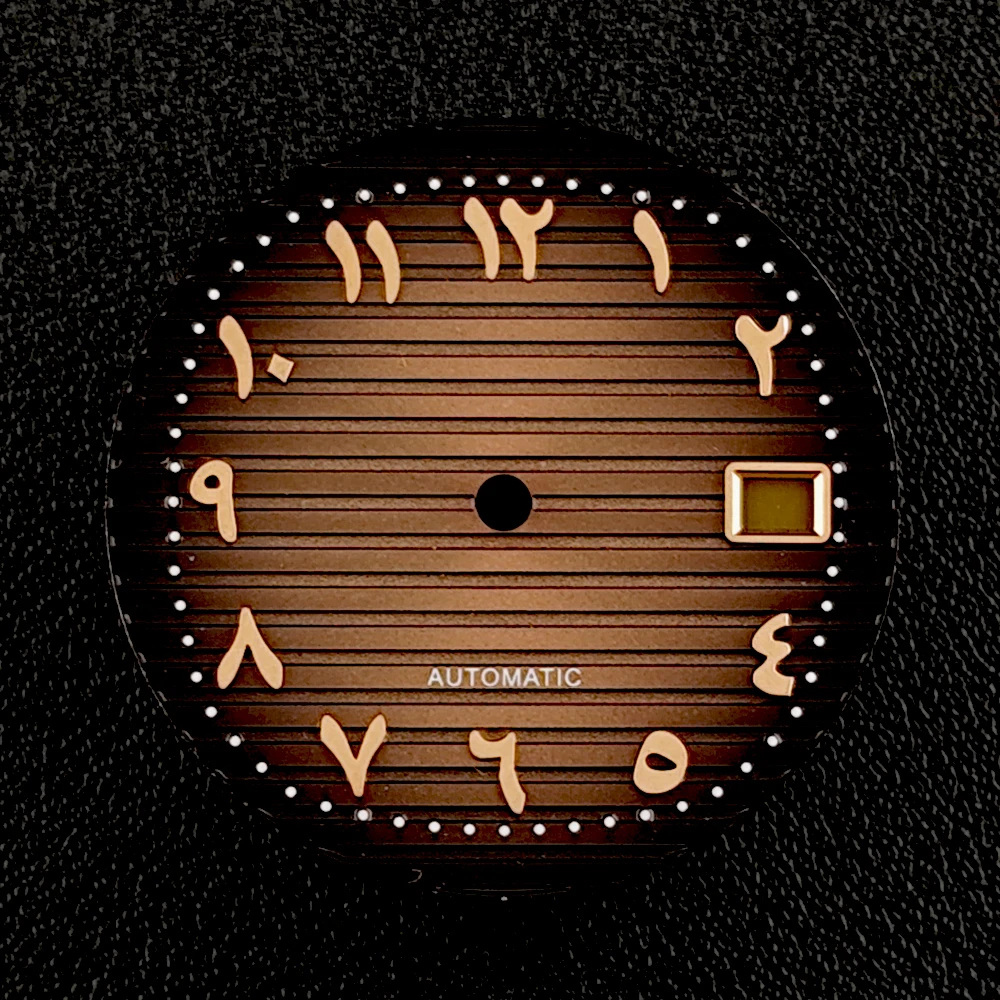 Nh35 dial logotipo personalizado relógio masculino sem mostrador luminoso adequado para acessórios de relógio de movimento nh35