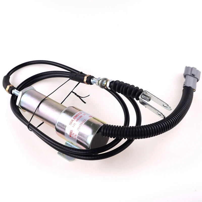 Excavator R210-5/-7 flameout switch solenoid valve 11E-60100-24 11E6010024
