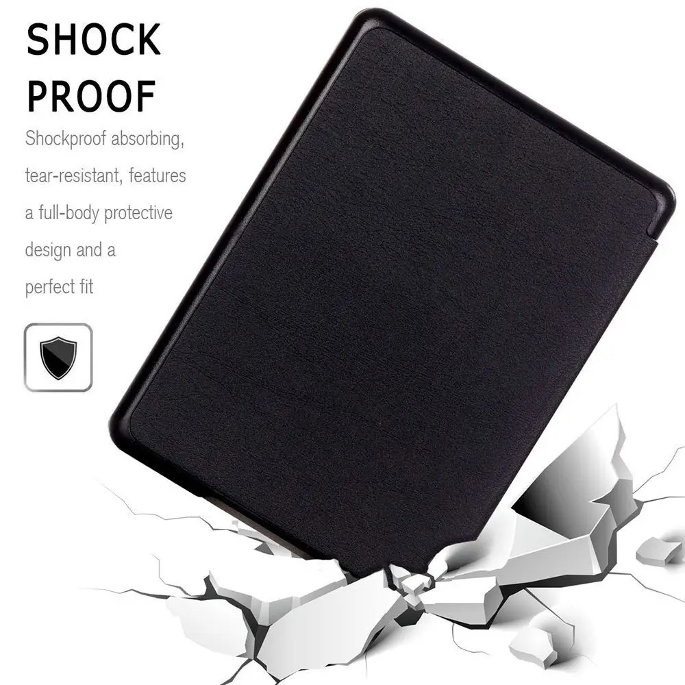 Con soporte de mano Funda para lector electrónico de 6 pulgadas Funda de cuero PU para apagado/encendido automático para libros electrónicos de 6 pulgadas para Kindle 2024/2024 11/12a generación