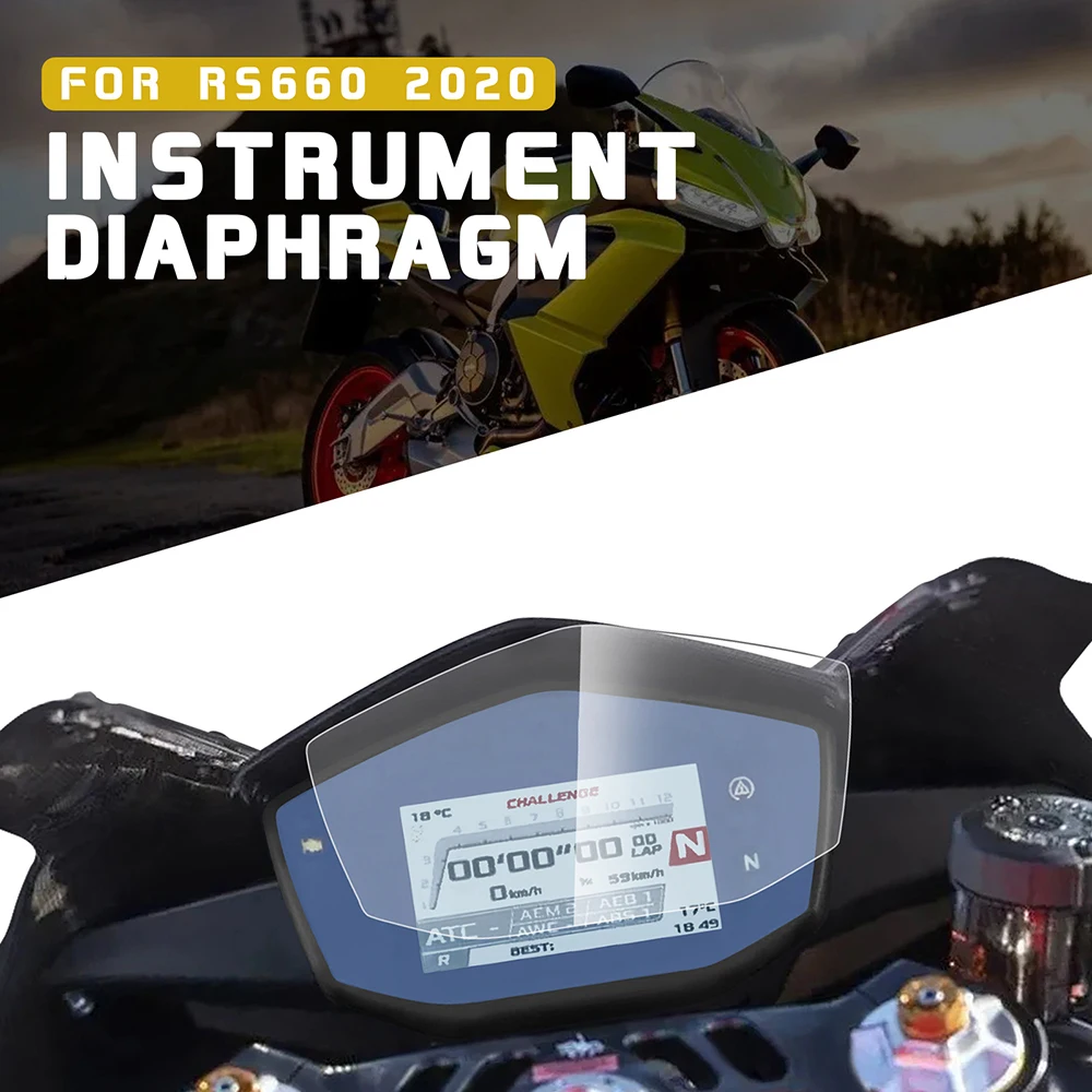 Motorcycle Instrument Cluster Scratch Protection Film Dashboard Screen Protector For Aprilia RS660 RS 660 2020-2022 2021