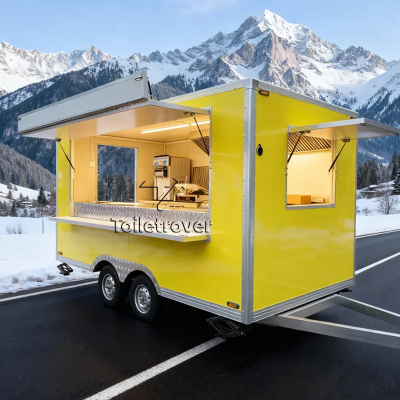 

Commercial Mobile Food Trailer Pequeno Shawarma Beverage Sweet Snack Outdoor Food Truck Roulant Street Food Trailer for Sale Usa