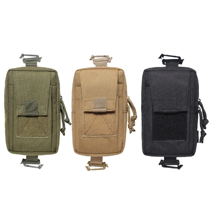 

‌Military Camo EDC Pouch Foldable Tactical Gear Catch-All for Hiking/Camping MOLLE-Compact Waist Pack Backpack Attachment Packs