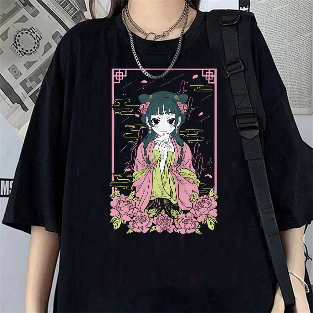 Apothecary Diaries top tees women korean clothes Gothic Colorful anime Breathable Classic shirt Pastel anime graphic 80s 2000s