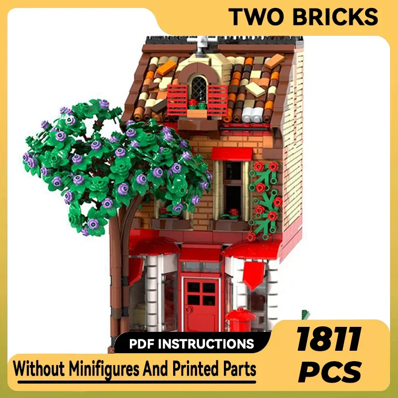 Moc Building Bricks Street View Model Village Post Office Technology Modular Blocks Gifts Toys For Children DIY Sets Assembly