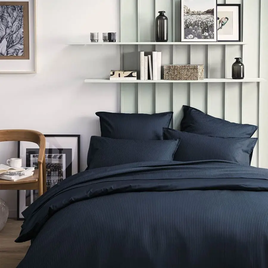 Housse De Couette 240x280 Cm Style Chinois - Imprimé Lotus 3D Réversible - Microfibre Douce - 3 Pièces - Adulte