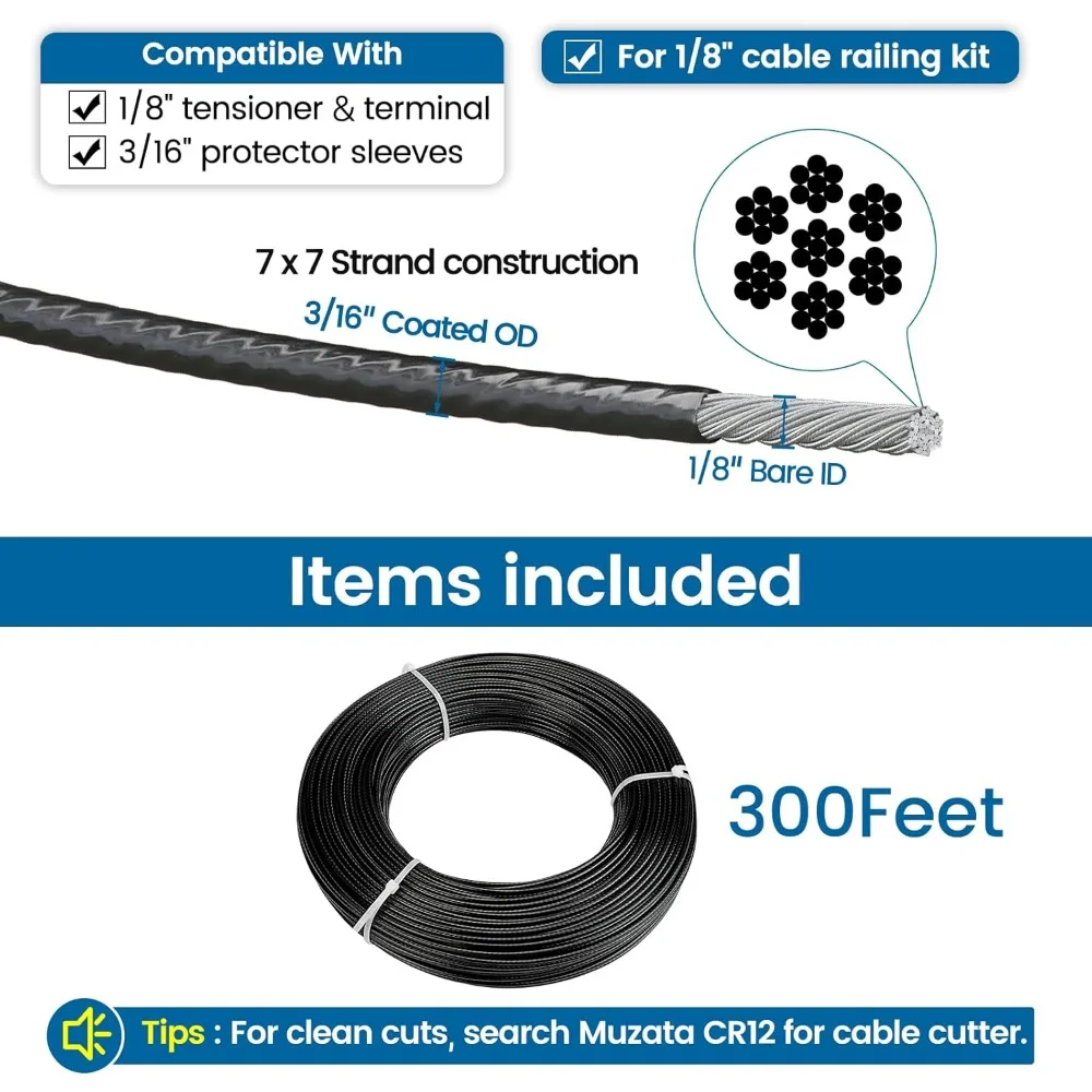 Cable for Seaside  Damp Area ID 1/8